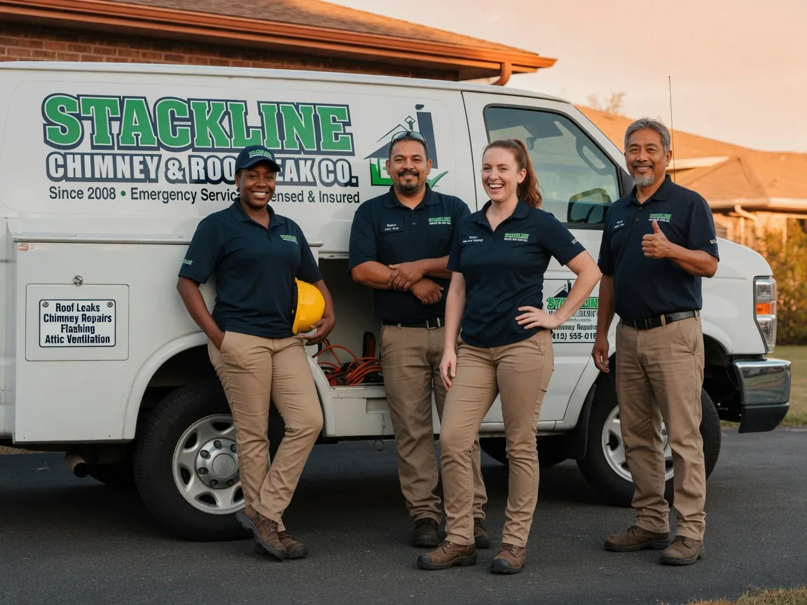 Chimney flashing repair company in Oakland, MS